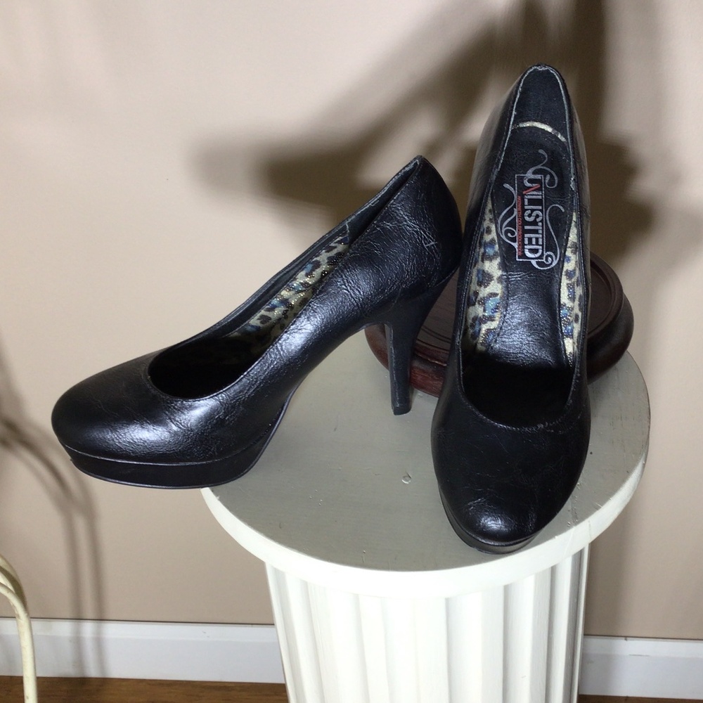 Unlisted Black platform high heels size 6